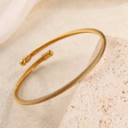RAKOL 2025 New Retro Romantic Love Stainless Steel Bracelet Set Is Suitable For Women's Travel, Party, Banquet Fashion Jewelry