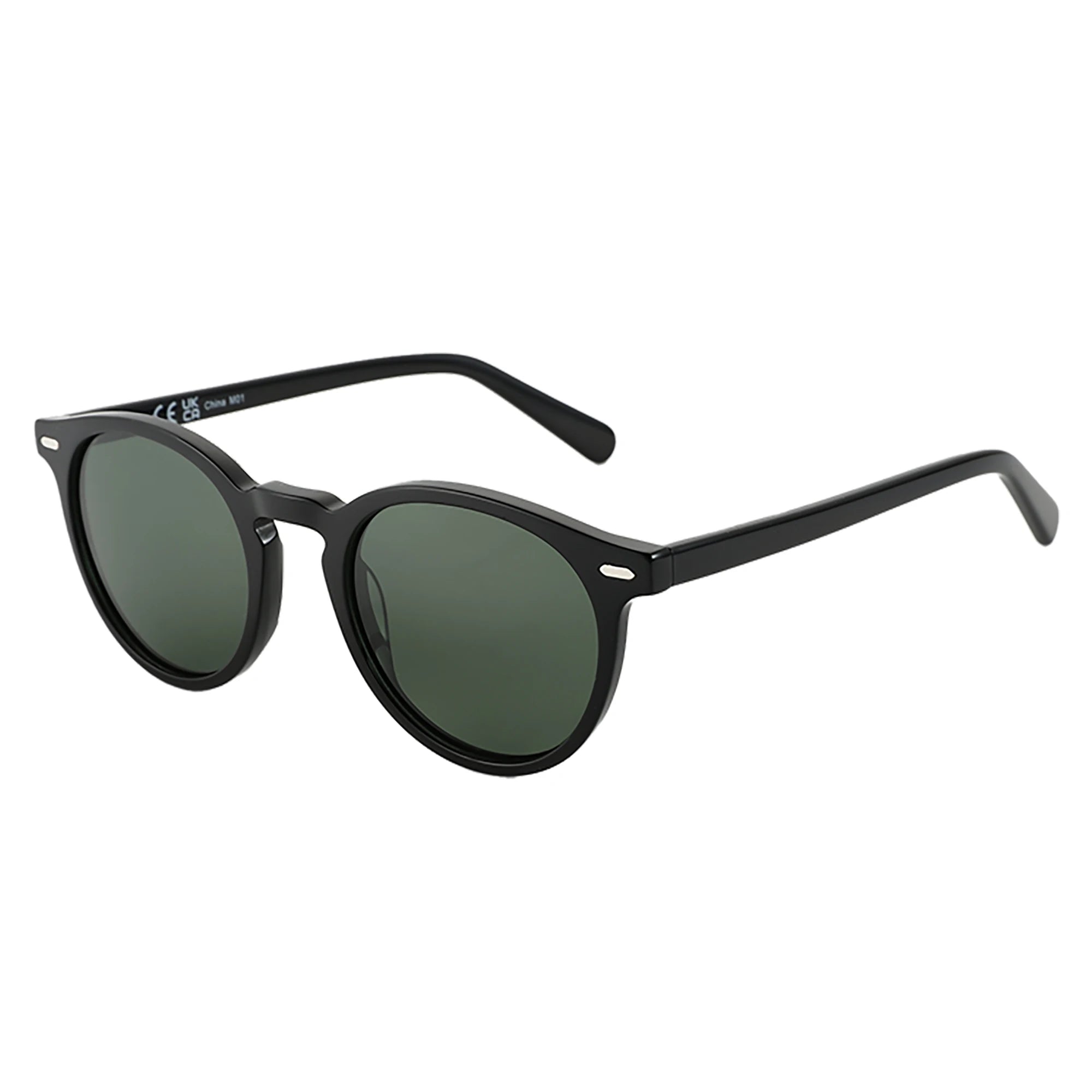 ZENOTTIC Mens Womens Round Polarized Sunglasses : Retro Small Sunglasses - Unisex Trendy Shades UV400 Protection