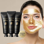 LAIKOU 24K Gold Snail Peel-Off Mask 3PCS Deep Cleansing Pore Tightening Blackhead Removal Detoxifying Facial Treatment 50g mbzr