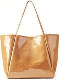Large PVC Handbag Kraft Paper Hobo Tote Bags for Outdoors Beach mbzr