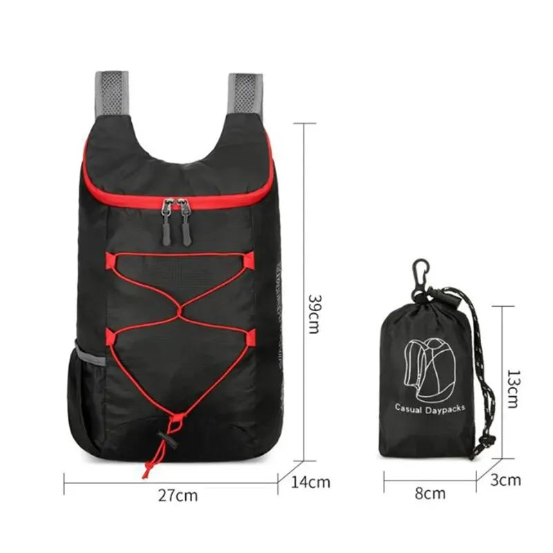 Lightweight Waterproof Folding Nylon Backpack for Outdoors
