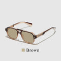 Retro 2026 Transparent Frame Sunglasses for Men and Women luxury brand designer UV400 Protection, Stylish for Driving & Outdoors mbzr