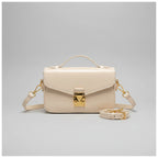 2026 Luxury Square Shoulder Bags for Women Trendy Patent Leather Small Flap Crossbody Bag Top-Handle Lock Buckle Handbag mbzr