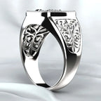 Sterling Silver Vintage Band Ring Men Women Fine Jewelry