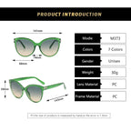 Cat Eye Sunglasses Oversize Frame Outdoor Driving UV Protection Sun Glasses mbzr