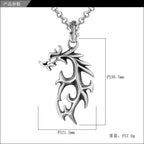 Titanium Steel Personalized Jewelry, China Longteng Titanium Steel Necklace Pendant, Korean Version of Fashion Accessories SP171 mbzr