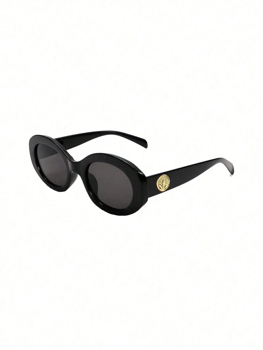 1pc Retro Oval Women's Fashion Glasses, Cat Eye Design, High-End Fashion Eyewear mbzr