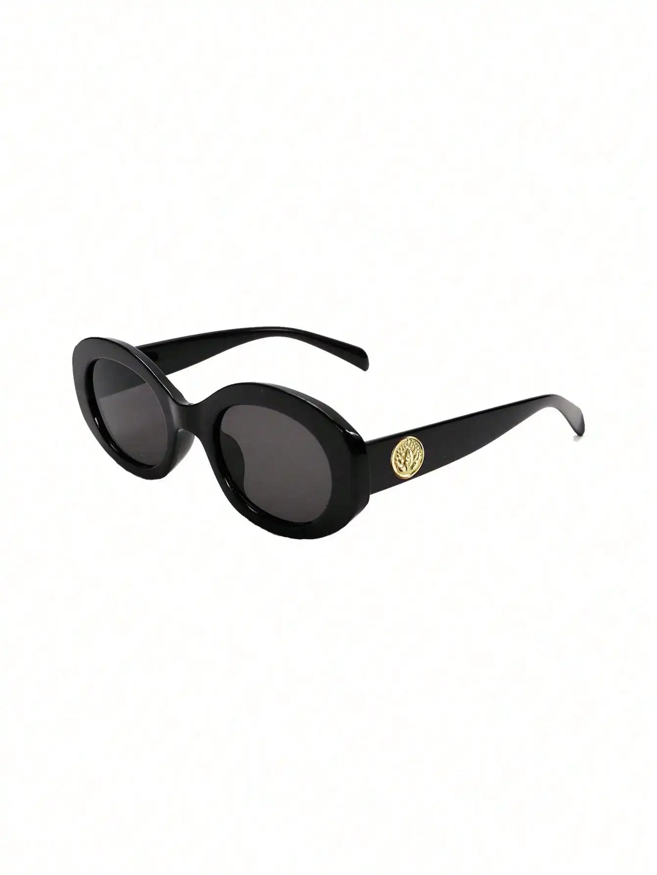 1pc Retro Oval Women's Fashion Glasses, Cat Eye Design, High-End Fashion Eyewear mbzr
