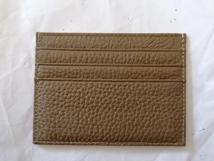 Cowhide Card Holder Woman Man Fashion Slim Mini Card Bag Genuine Leather Engrave Name Luxury Casual Purse
