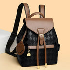 Casual Fashion Multifunctional Backpack Shoulder Travel Bag Soft Pu Leather mbzr