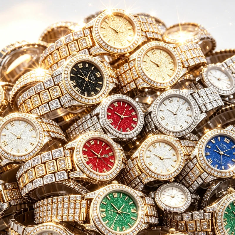1 random men's or women's watch. This accessory combines casual, business, and fashion styles, making it perfect for music festivals,  Halloween, and parties. It’s an excellent birthday or Christmas gift for your boyfriend, mbzr