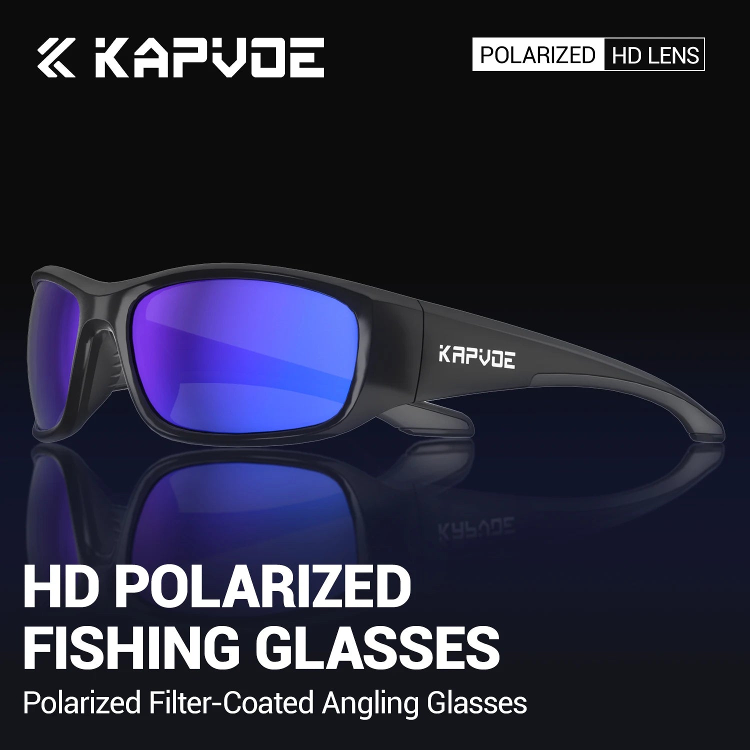 KAPVOE UV400 Anti-Glare polarized Cycling Sunglasses Fashion Men Women Ultralight Fishing Glasses MTB Bicycle Glasses HD Outdoor Sports Running Goggles