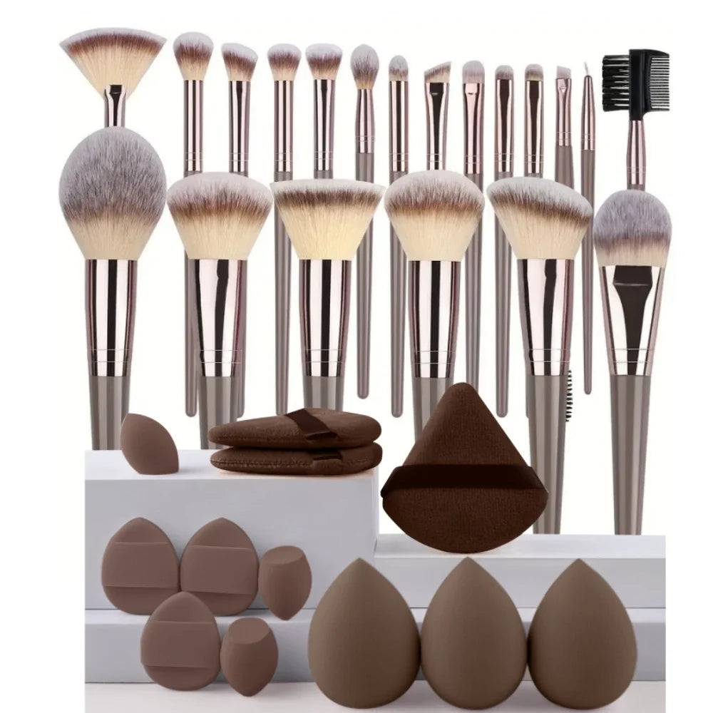 3-20Pcs Premium Makeup Brushes Set Soft Fluffy Beauty Cosmetic Foundation Makeup Brush Eyeshadow Blush Kabuki Make Up Tools mbzr