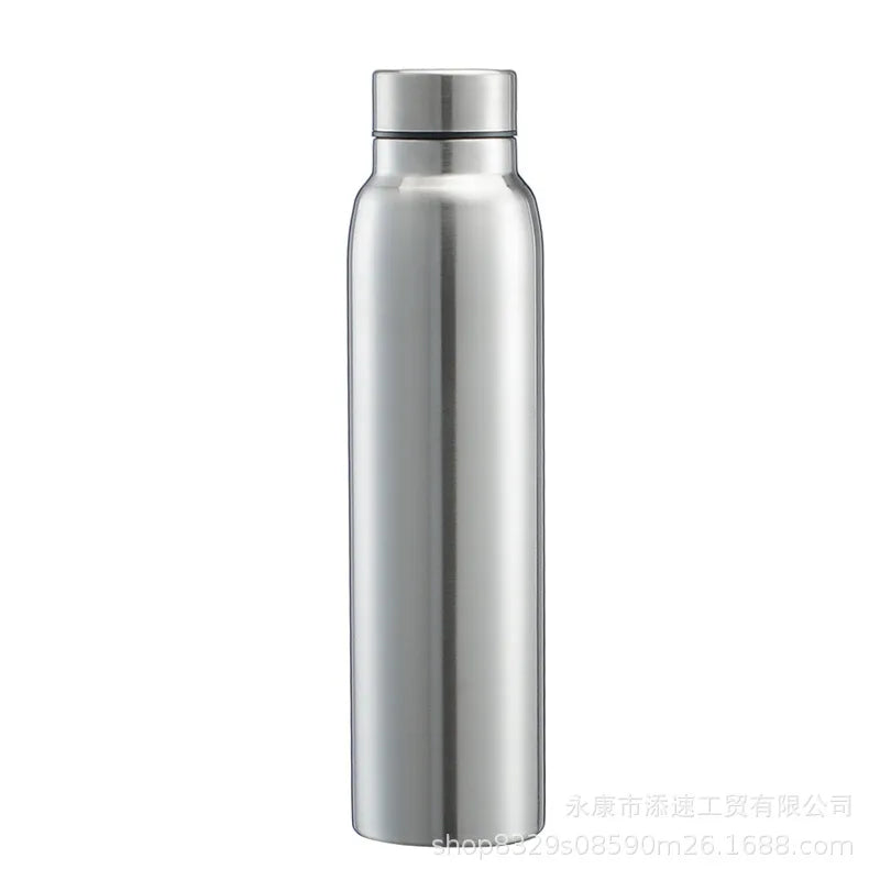 Stainless Steel Metal Water Bottle 33ozSports Water Bottle Single Wall Cold Water Bottle Reusable Leakproof Stainless Steel mbzr