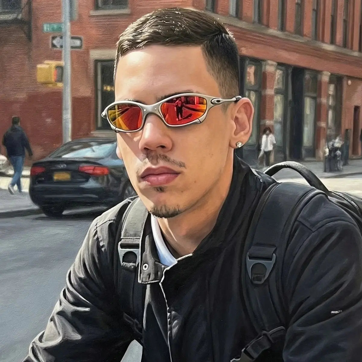 Trendy Cycling Outdoor Sunglasses UV Protection High-Tech Sports Shades