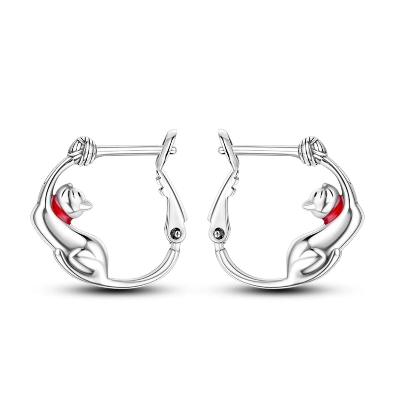 MULA 925 Sterling Silver Earrings Fasion Jewelry Zircon Starry Crystal Hoop Earrings