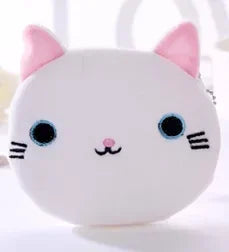 1PC Cute Coin Purse Zipper Change Purse with Keychain Small Headphone Lipstick Bag Mini Wallet Money Bag