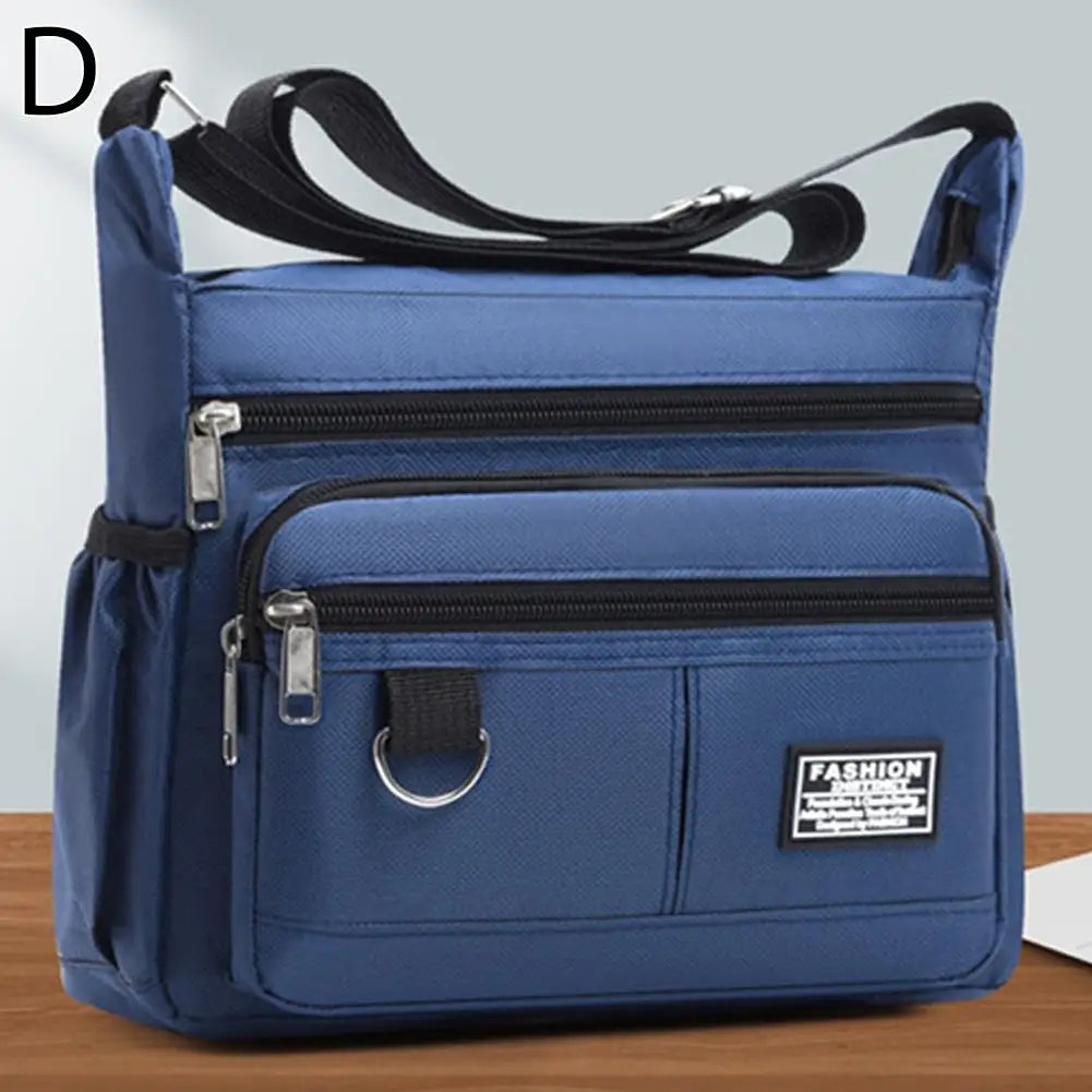 Men's Oxford Crossbody Bag – Multi-Pocket Business Shoulder mbzr