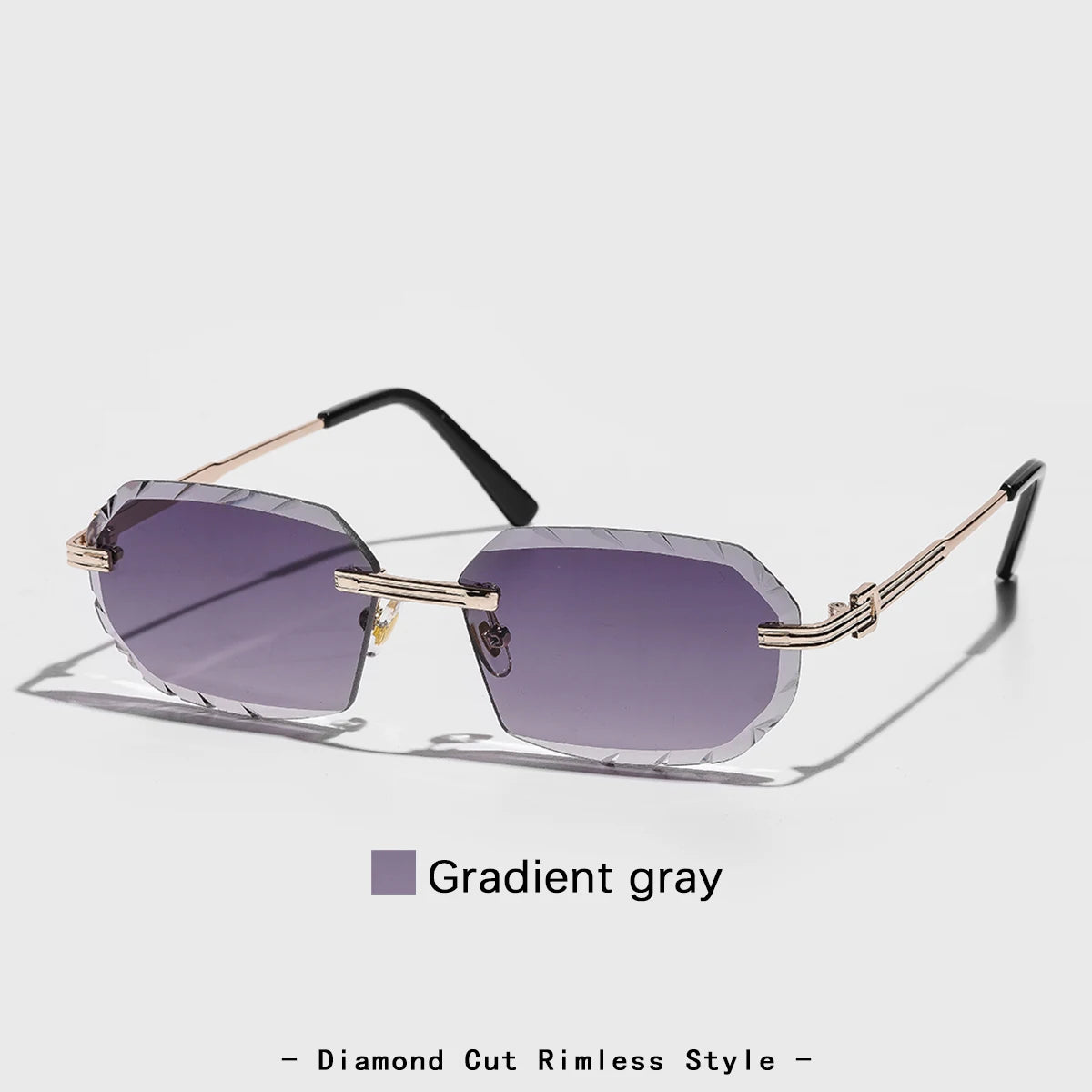 2026 new rimless luxury Sunglasses diamond cut sun shades for man and women designer brand glasses UV400 frameless eyewear mbzr