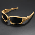 Outdoor Sports Polarized Sunglasses Men Curve Cutting Frame Stress-Resistant Lens Shield Sun Glasses Wome mbzr