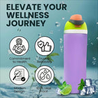 304 Stainless Steel Fitness Sports Vacuum Bottle with handle and straw, Large Capacity Macaron Thermal Mug 32 oz mbzr