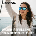 KAPVOE Anti-Glare Polarized Cycling Sunglasses Fashion Men Women Ultralight Fishing Glasses MTB Bicycle Marathon Sports Glasses Large-Frame Sports Running UV400 Goggles