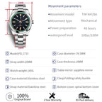 PAGANI DESIGN Diving Wristwatches NH35 Mechanical Automatic Watch For Men Luxury Man Watch Sapphire Business Gift Reloj Hombre