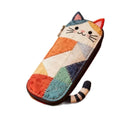 Waterproof Patchwork Coin Purse Cat Zipper Design Makeup Bag Travel Storage Bag Home Travel mbzr