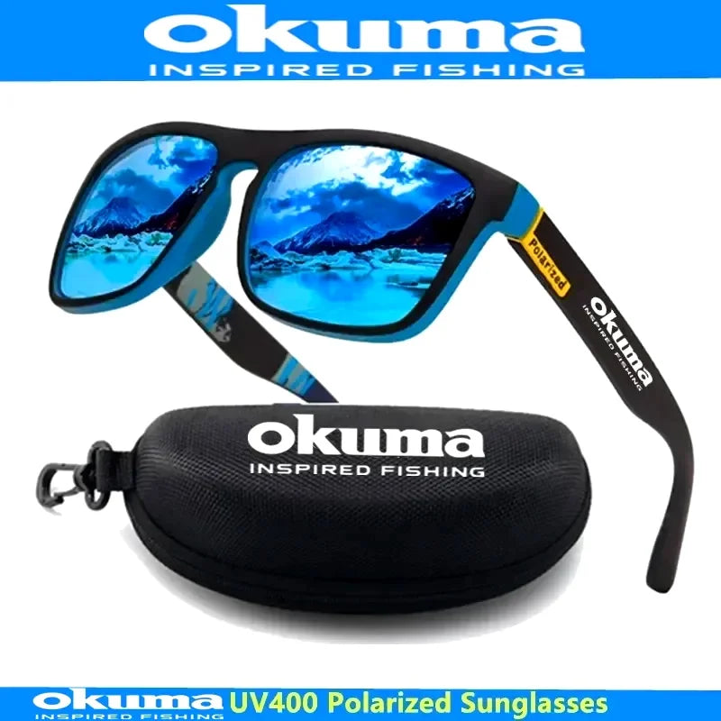 Okuma Polarized Sunglasses UV400 for Men and Women Outdoor Hunting, Fishing, Driving Bicycles, Sunglasses Optional Box