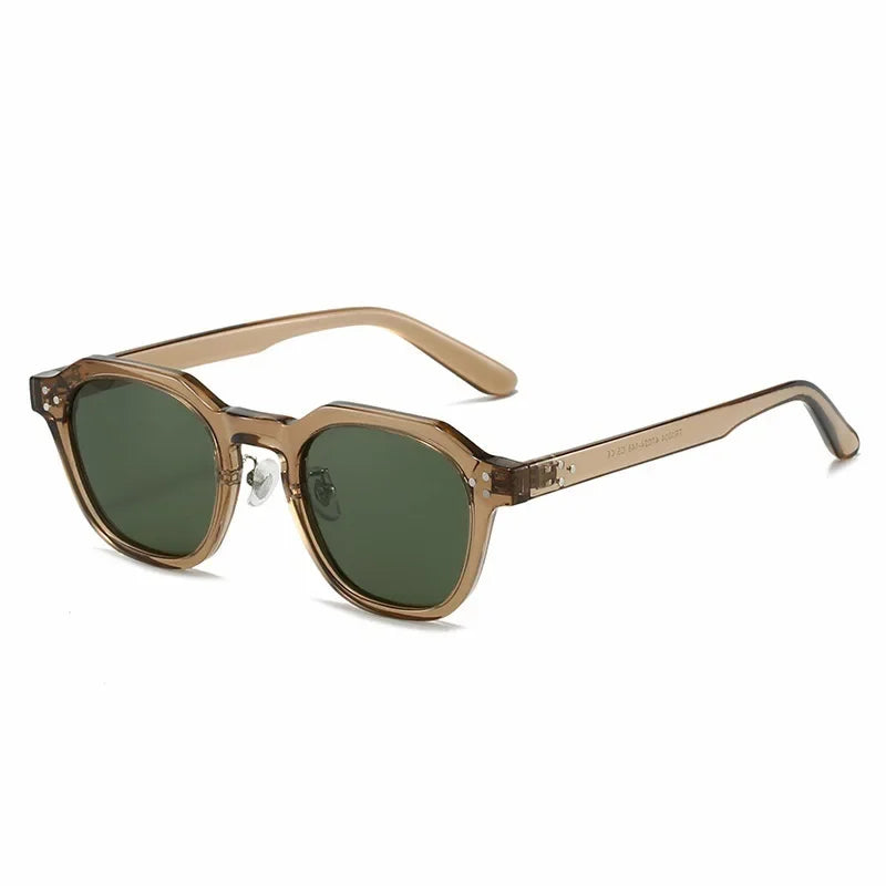 Retro Polarized Sunglasses Men Ultralight TR90 Frame Polygon Women Sun Glasses Outdoor High Quality Travel Eyewear Gafas De Sol