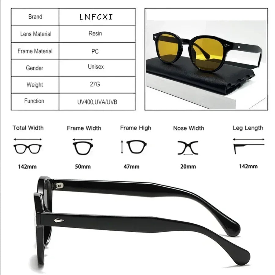 JNPCXI Quality New Retro Round Sunglasses Women Fashion Rivets Decoration Shades UV400 Men Punk Leopard Sun Glasses mbzr