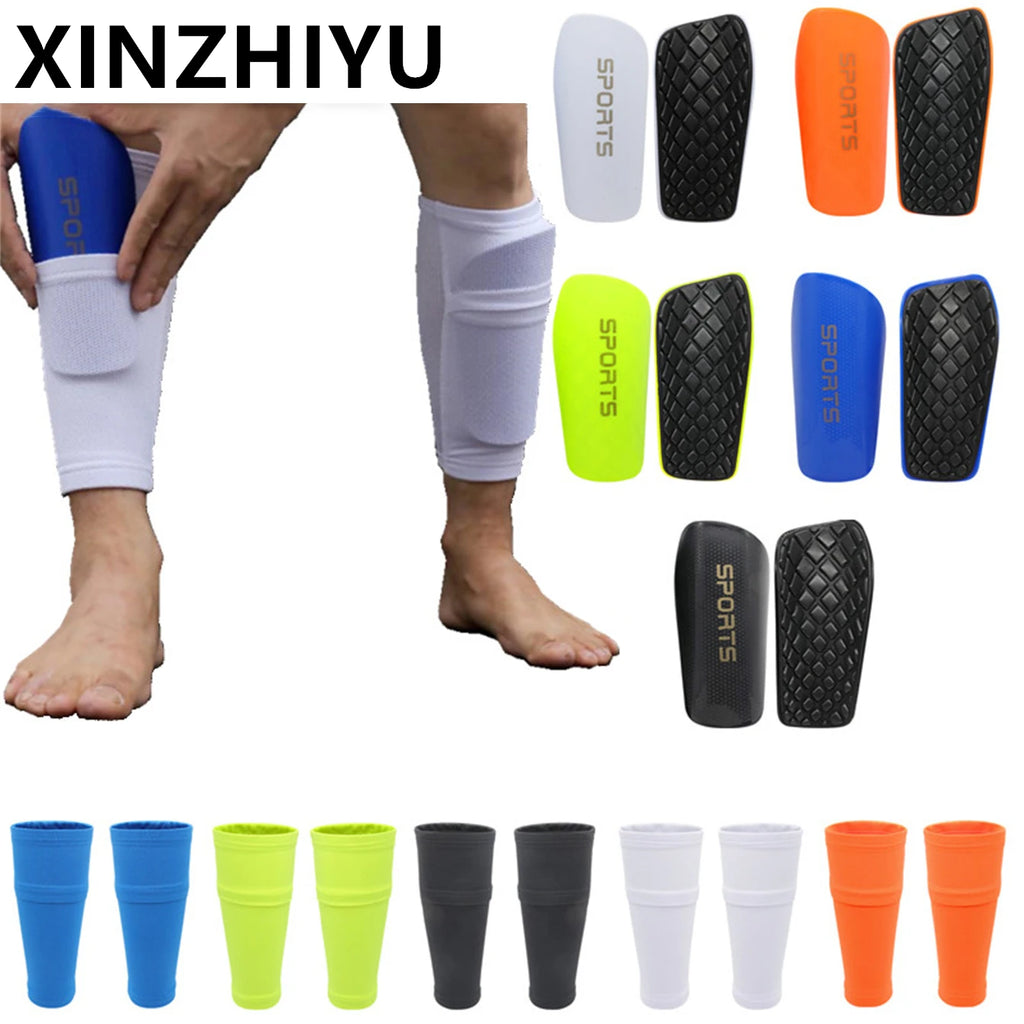 Soccer Shin Guards Football Protectors Pads Adult Kids Shinguards Light Sock Insert Board Boy Training Legging Protective Gear mbzr