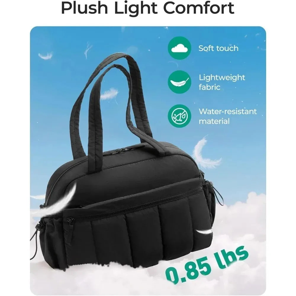 Women's Lightweight Travel Duffel Bag – Gym Weekender Tote mbzr