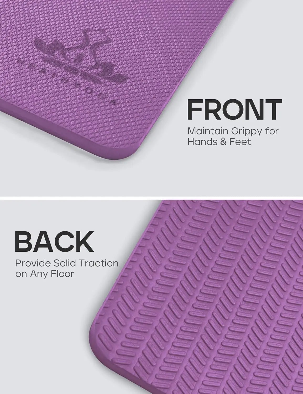 Non-Slip Yoga Knee Pads Cushion for Exercise, Gardening, and Floor Work - 26x10 Inches mbzr