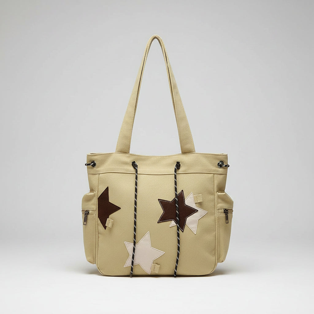MOJOYCE Crossbody Bag Large Capacity Canvas Y2K Style Handbag mbzr