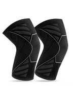 2pcs Black Thin Knee Compression Sleeves For Sports, Running, Basketball, Dancing, Fitness, Unisex, Summer Gym Accessories Knee Support mbzr