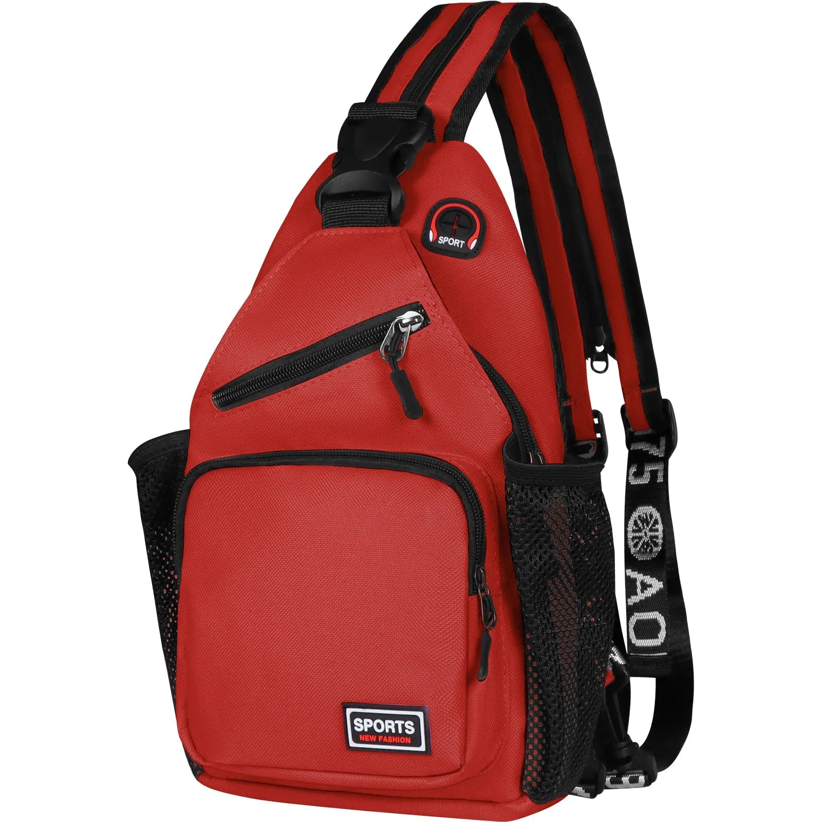 Large Capacity Chest Sloping Backpack Fashionable Sports Leisure Design Multifunctional mbzr