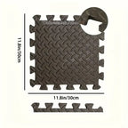 EVA Interlocking Foam Floor Tiles 30x30cm Non-Slip Gym Mat Puzzle Flooring for Home Workout Yoga Equipment Protection 4/16Pcs mbzr