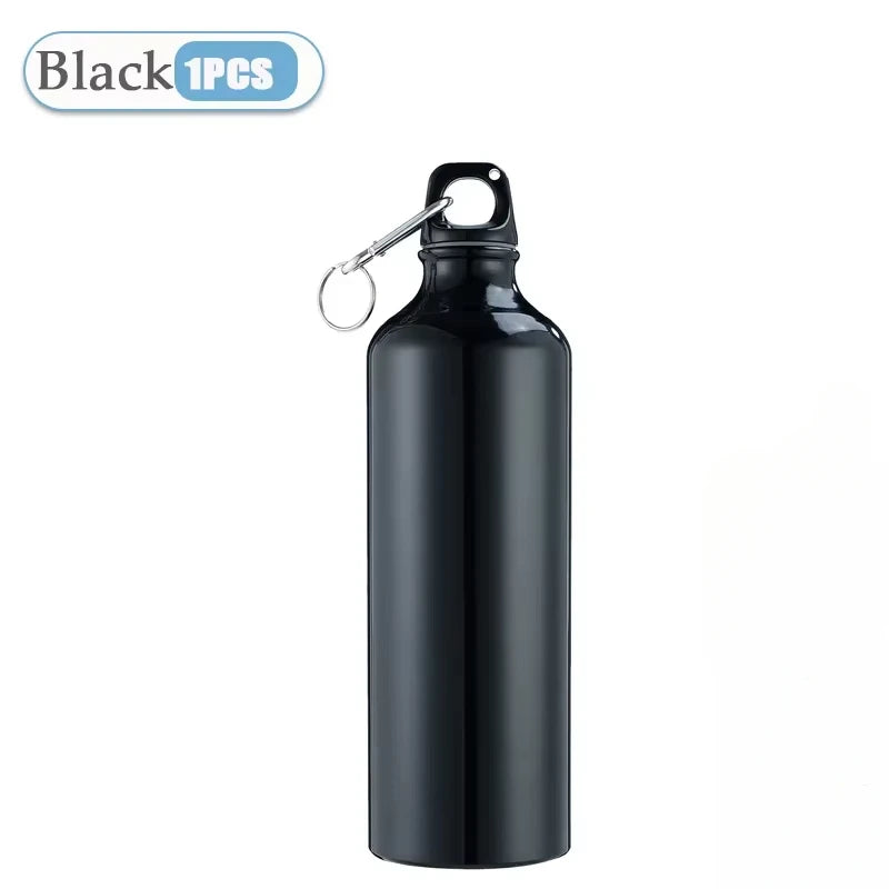 500/750mL Aluminum Outdoor Bike Sports Water Bottle Drinking Kettle Drinking Cup Leakproof Water Jug for Travel Running Camping mbzr