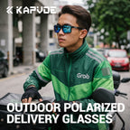 KAPVOE Anti-Glare Polarized Cycling Sunglasses Fashion Men Women Ultralight Fishing Glasses MTB Bicycle Marathon Sports Glasses Large-Frame Sports Running UV400 Goggles