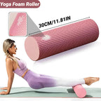 Hexagonal Yoga Roller Round EVA Foam Cylinder for Pilates & Enhanced Home Workouts mbzr