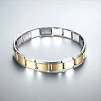 Italian Charm Link for Women Men 9mm Width Silver Gold Color Chain Stainless Steel Bracelet on Hand DIY Making Jewelry Wholesale