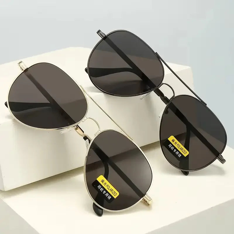 Classic Pilot Polarized Sunglasses For Men Women Fashion Metal Aviation Sun Glasses Vintage Driving Shades UV400 Eyewear 3025 20 mbzr