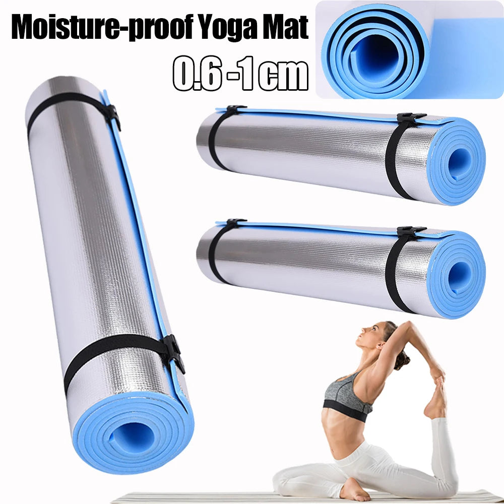 6-10mm Thick EVA Yoga Mat Moisture-proof Outdoor Non-Slip Durable Camping Picnic Mat Exercise Gym Fitness Workout mbzr