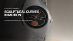 DENVOSI Unisex Torpedo Shape Watch Irregular Streamlined Case Analog Quartz Y2K Gothic Punk Accessory