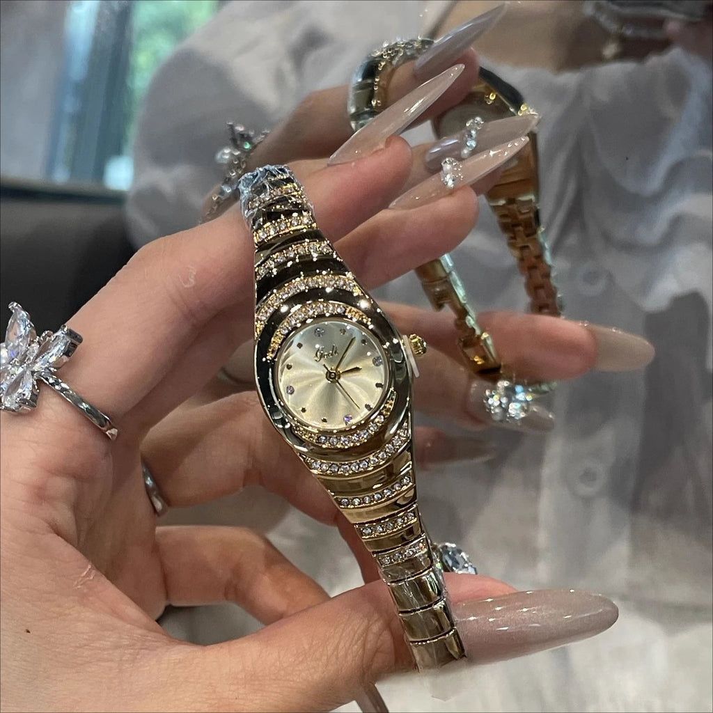 Niche high-end women's watch waterproof light luxury  ball quartz watch 52016 mbzr