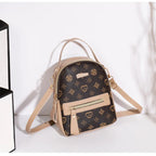 Women's Floral PU Leather Fashion Backpack & School Bag