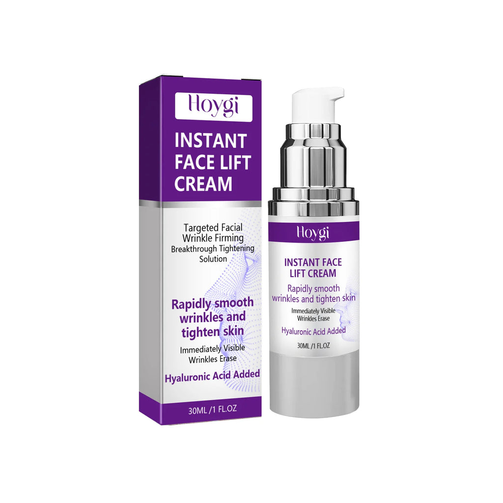 Instant Face Lift Cream Tightening Lifting Anti-Wrinkle Firming Moisturizer Smoothing Fine Lines Wrinkles Brightening Improve Dull Skin All Skin Types Daily Face Neck Eye Firming Treatment mbzr