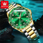 OLEVS 9988 Quartz Watch for Men Luxury Style Waterproof Stainless steel TOP Brand Classic Date Men's Watches Relógio Masculino mbzr