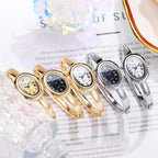 Elegant Oval Roma Dial Women Quartz Watch Fashion Bracelet Strap Ladies Wristwatch Reloj Mujer Girls Clock Gift